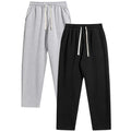 2-Piece Men'S Solid Fashion Sweatpants, Versatile Year-Round Wear, Ideal for Autumn and Winter