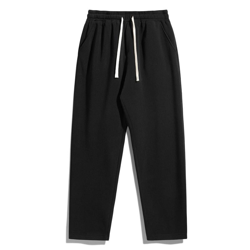 2-Piece Men'S Solid Fashion Sweatpants, Versatile Year-Round Wear, Ideal for Autumn and Winter